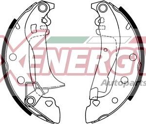 AP XENERGY X50718 - Комплект спирачна челюст vvparts.bg