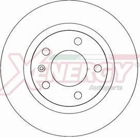 AP XENERGY X601467 - Спирачен диск vvparts.bg