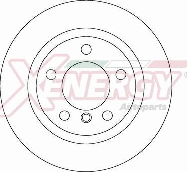 AP XENERGY X601473 - Спирачен диск vvparts.bg