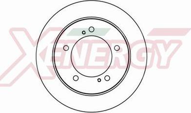 AP XENERGY X601090 - Спирачен диск vvparts.bg