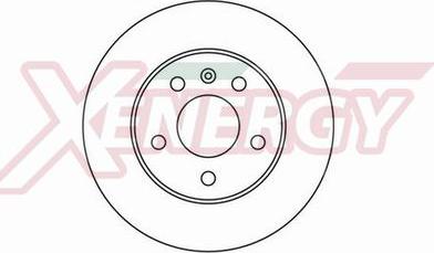 AP XENERGY X601098 - Спирачен диск vvparts.bg