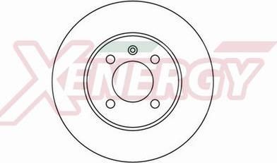 AP XENERGY X601041 - Спирачен диск vvparts.bg