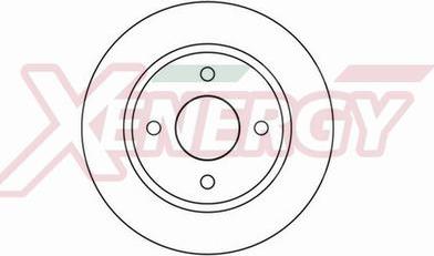 AP XENERGY X601069 - Спирачен диск vvparts.bg