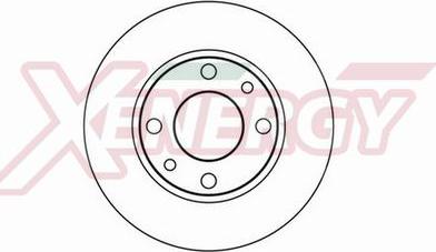 AP XENERGY X601007 - Спирачен диск vvparts.bg