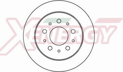 AP XENERGY X601013 - Спирачен диск vvparts.bg