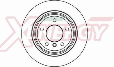 AP XENERGY X601029 - Спирачен диск vvparts.bg