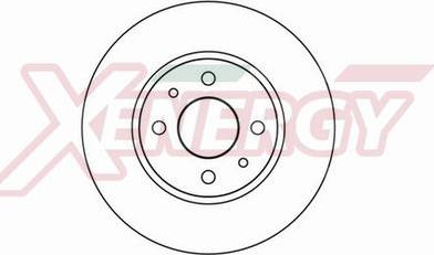 AP XENERGY X601021 - Спирачен диск vvparts.bg