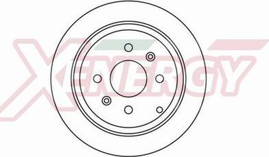 AP XENERGY X601076 - Спирачен диск vvparts.bg