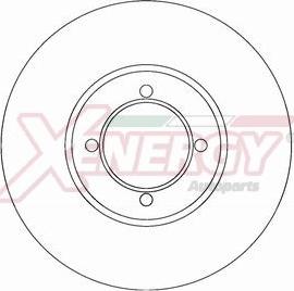 AP XENERGY X601191 - Спирачен диск vvparts.bg