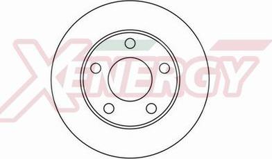 AP XENERGY X601116 - Спирачен диск vvparts.bg