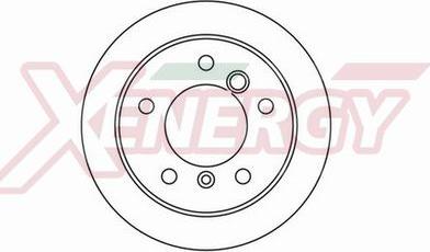 AP XENERGY X601123 - Спирачен диск vvparts.bg