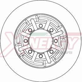 AP XENERGY X601296 - Спирачен диск vvparts.bg