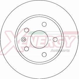 AP XENERGY X602614 - Спирачен диск vvparts.bg