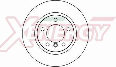 AP XENERGY X602044 - Спирачен диск vvparts.bg