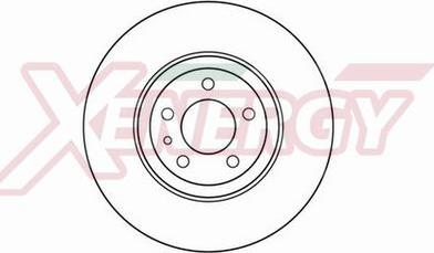 AP XENERGY X602002 - Спирачен диск vvparts.bg