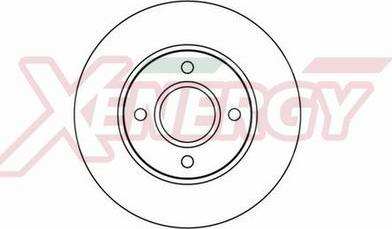 AP XENERGY X602084 - Спирачен диск vvparts.bg