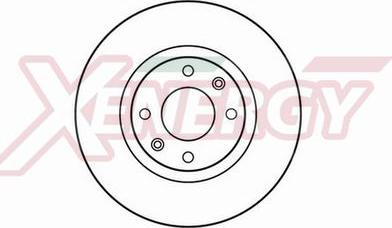 AP XENERGY X602038 - Спирачен диск vvparts.bg