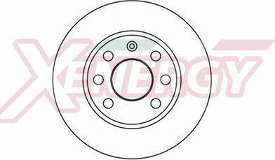 AP XENERGY X602029 - Спирачен диск vvparts.bg