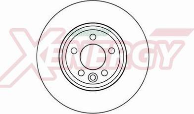 AP XENERGY X602117 - Спирачен диск vvparts.bg