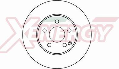 AP XENERGY X602211 - Спирачен диск vvparts.bg