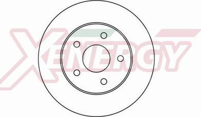 AP XENERGY X602212 - Спирачен диск vvparts.bg