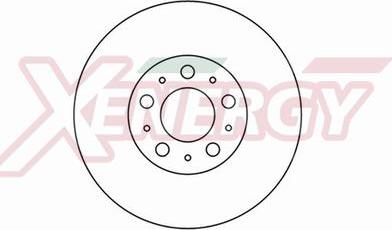 AP XENERGY X602234 - Спирачен диск vvparts.bg