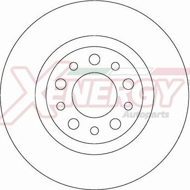 AP XENERGY X602747 - Спирачен диск vvparts.bg