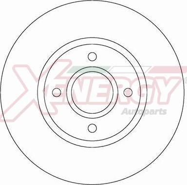 AP XENERGY X602739 - Спирачен диск vvparts.bg