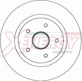 AP XENERGY X602721 - Спирачен диск vvparts.bg