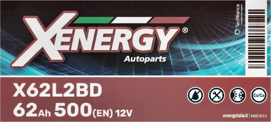 AP XENERGY X62L2BD - Стартов акумулатор vvparts.bg