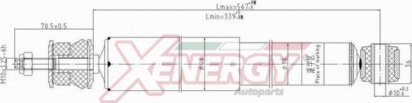 AP XENERGY X047343 - Амортисьор vvparts.bg