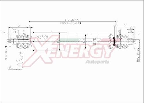 AP XENERGY X006443 - Амортисьор vvparts.bg