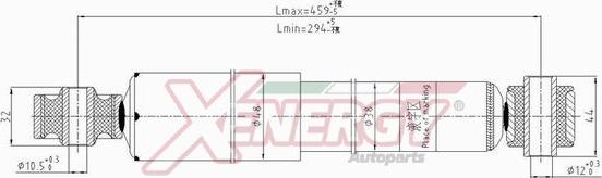 AP XENERGY X0021343 - Амортисьор vvparts.bg