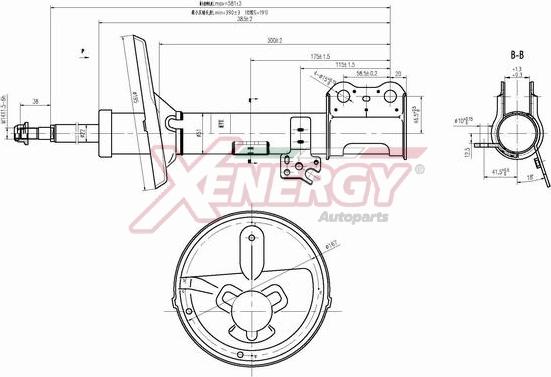 AP XENERGY X0114334 - Амортисьор vvparts.bg