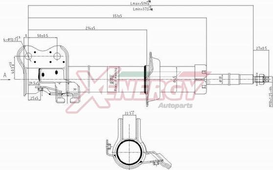 AP XENERGY X079632 - Амортисьор vvparts.bg