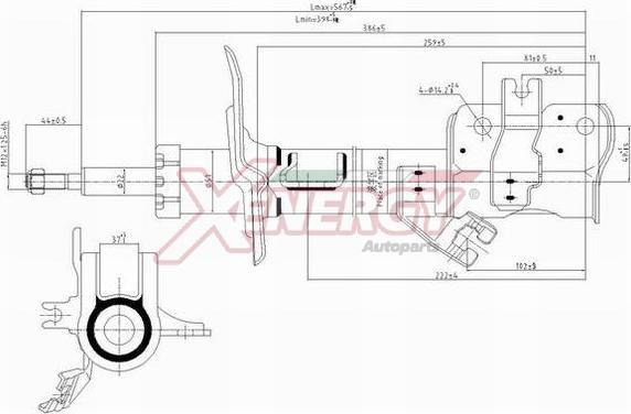 AP XENERGY X199339 - Амортисьор vvparts.bg