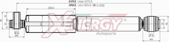 AP XENERGY X148349 - Амортисьор vvparts.bg