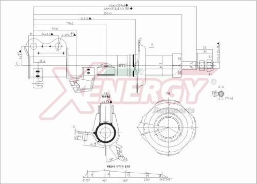 AP XENERGY X148332 - Амортисьор vvparts.bg