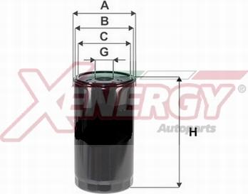 AP XENERGY X1595926 - Маслен филтър vvparts.bg