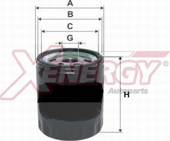 AP XENERGY X1595971 - Маслен филтър vvparts.bg