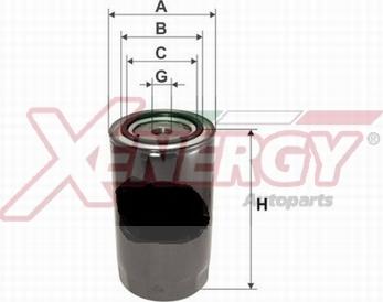 AP XENERGY X1595741 - Маслен филтър vvparts.bg