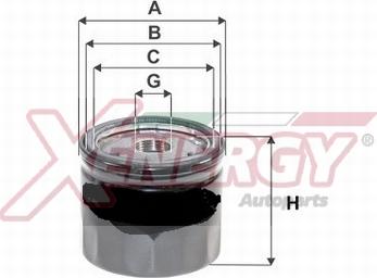 AP XENERGY X1595752 - Маслен филтър vvparts.bg