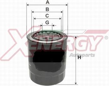 AP XENERGY X1596191 - Маслен филтър vvparts.bg