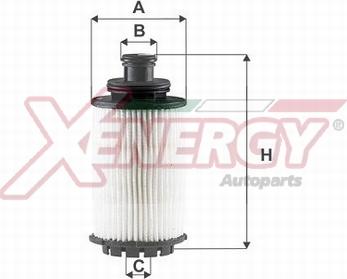 AP XENERGY X1596825 - Маслен филтър vvparts.bg