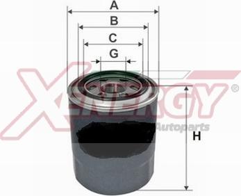 AP XENERGY X1596324 - Маслен филтър vvparts.bg