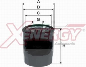 AP XENERGY X159621 - Маслен филтър vvparts.bg