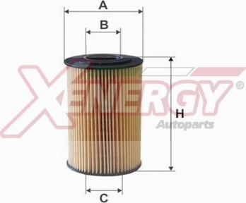 AP XENERGY X1596744 - Маслен филтър vvparts.bg