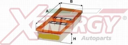 AP XENERGY X1590984 - Въздушен филтър vvparts.bg