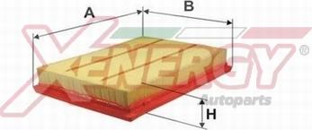 AP XENERGY X1591544 - Въздушен филтър vvparts.bg