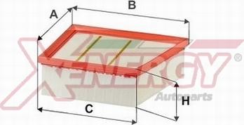 AP XENERGY X1591516 - Въздушен филтър vvparts.bg